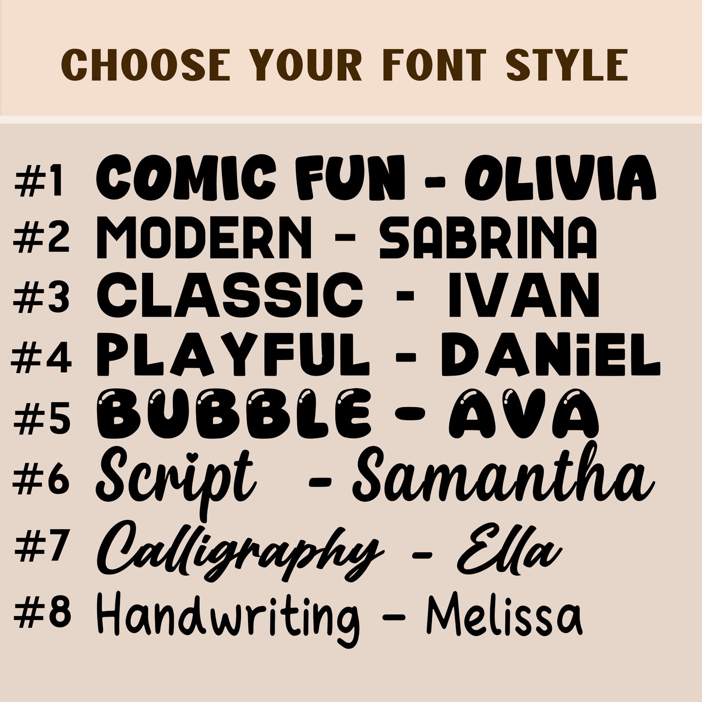 Packed with possibilities - Personalized name