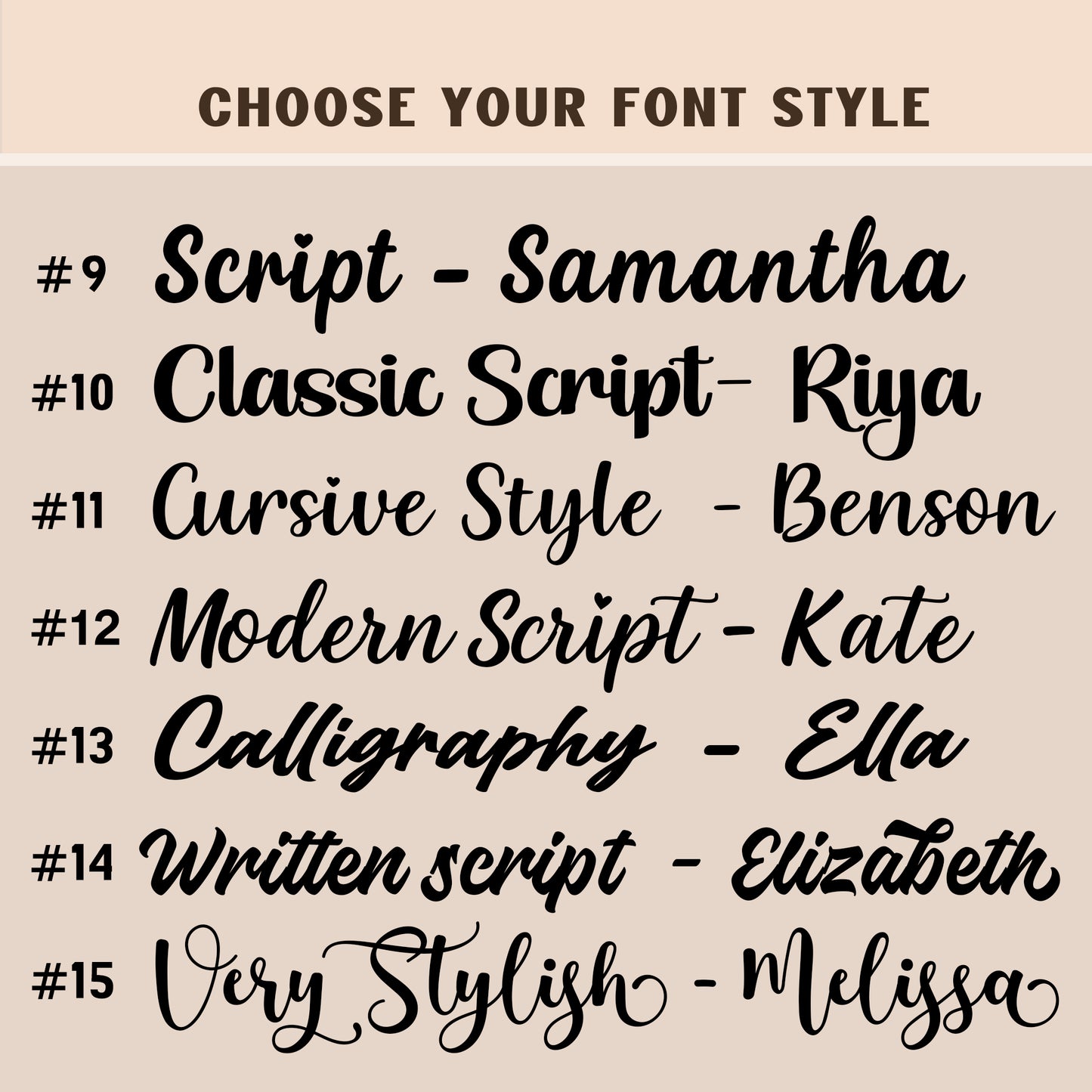 Personalized Name Vinyl Decals