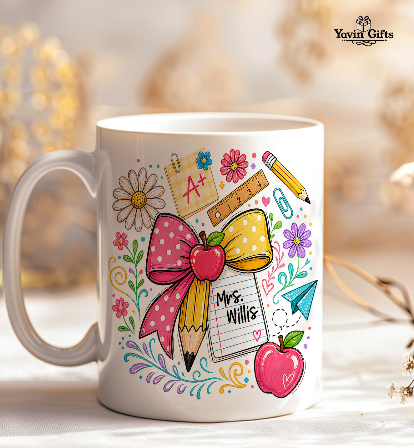 Coffee gives me Teacher Powers (Personalized)