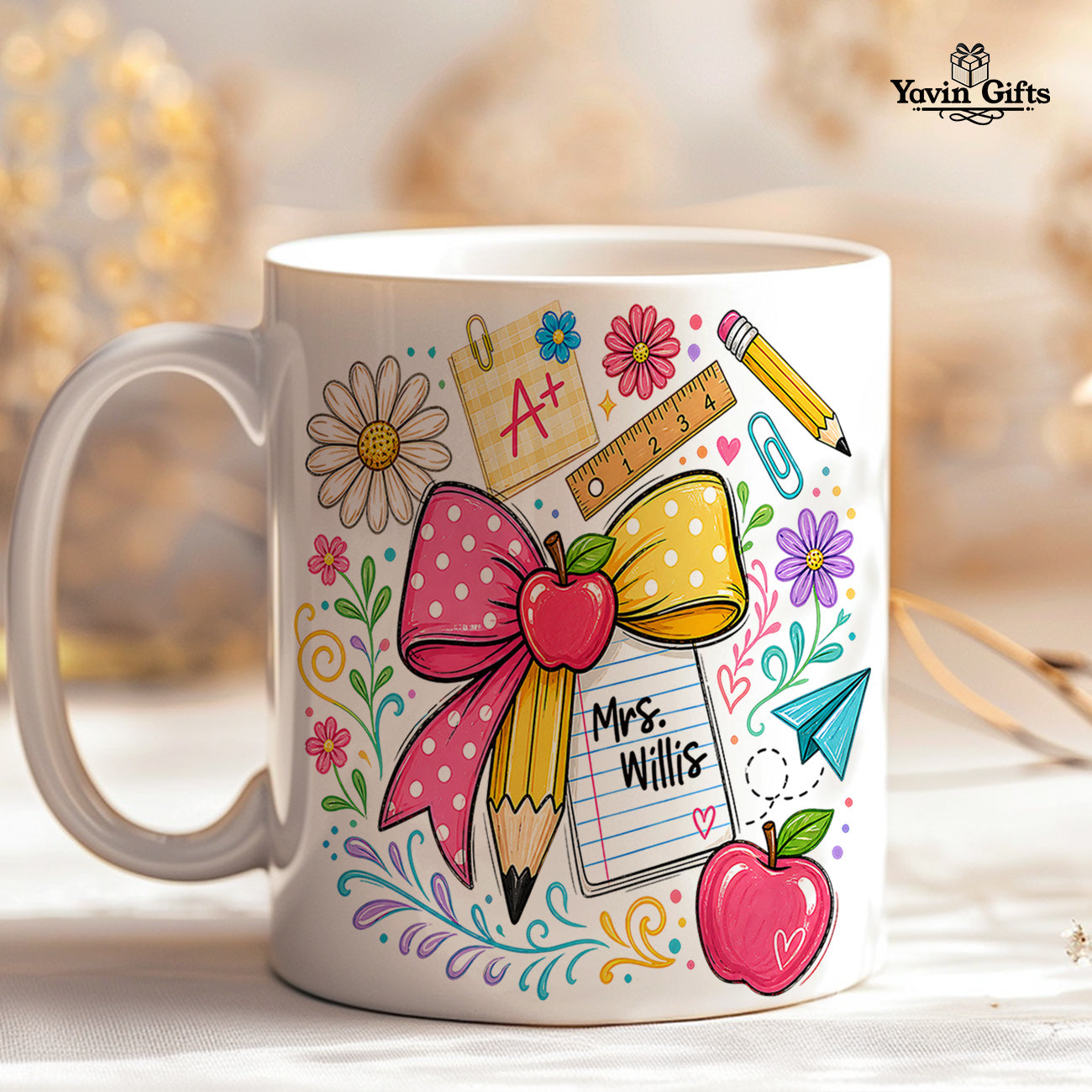 Coffee gives me Teacher Powers (Personalized)
