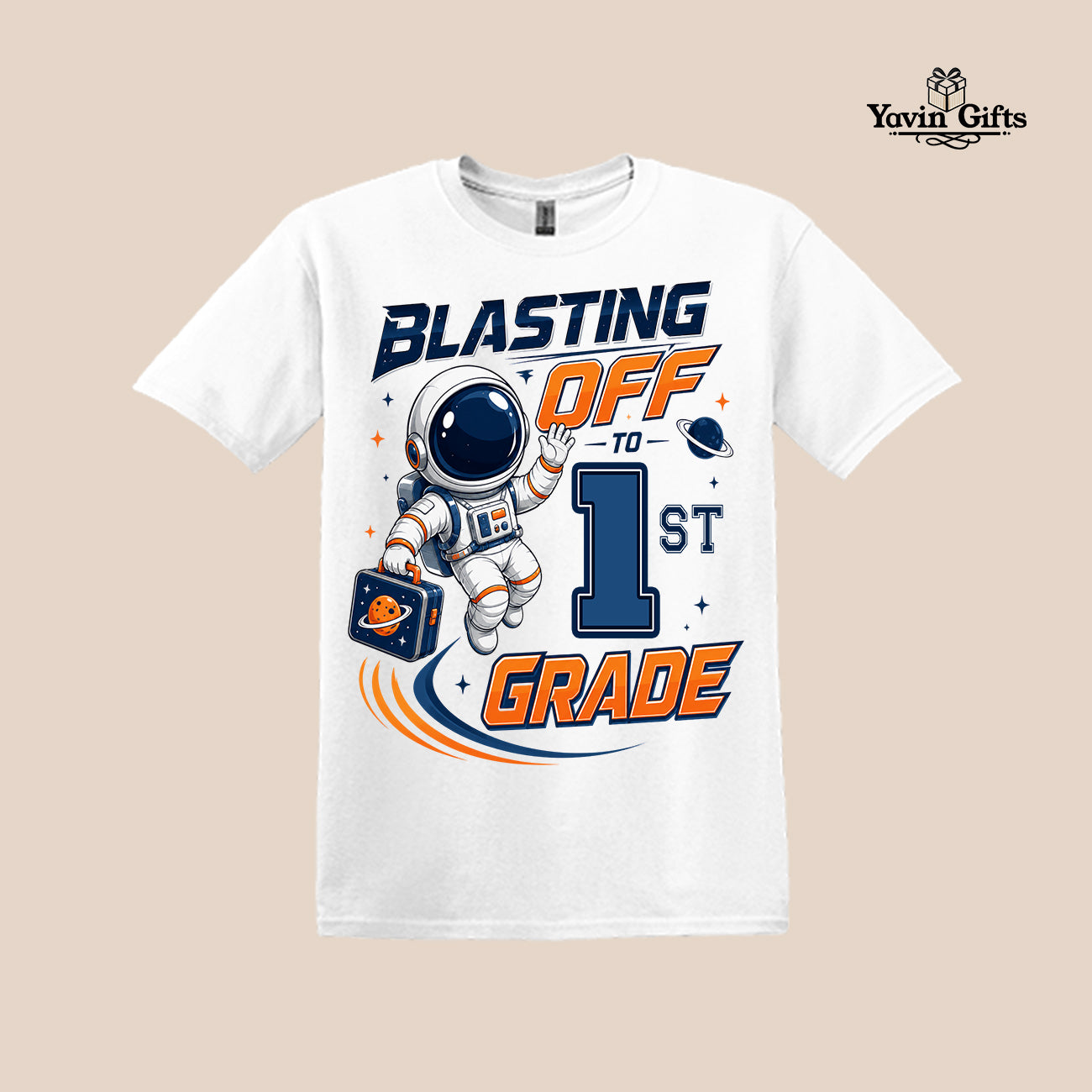 Astronaut School Shirt | First to Fifth Grade