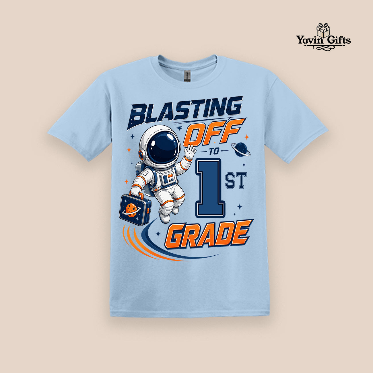 Astronaut School Shirt | First to Fifth Grade