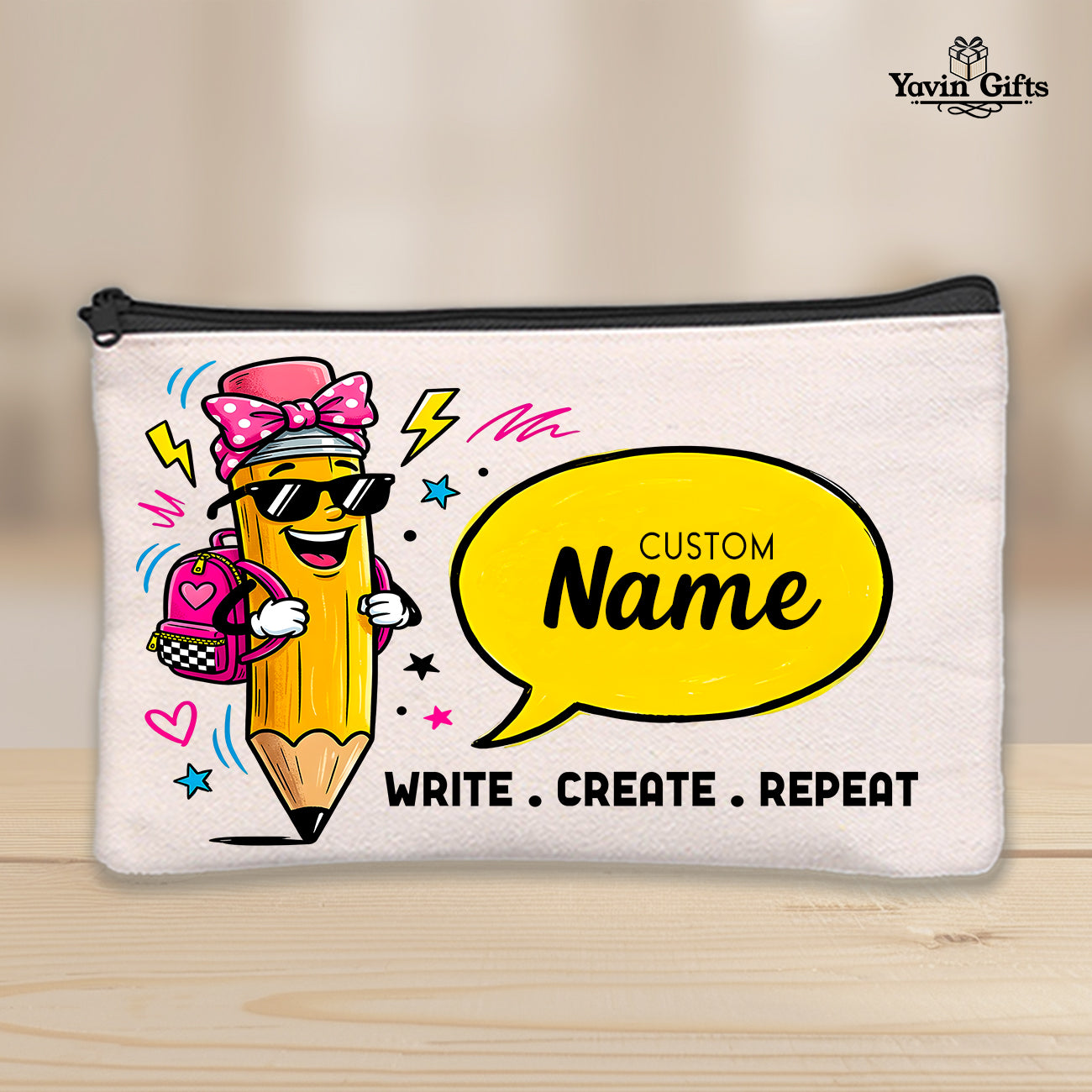 Write, create, repeat - Personalized name