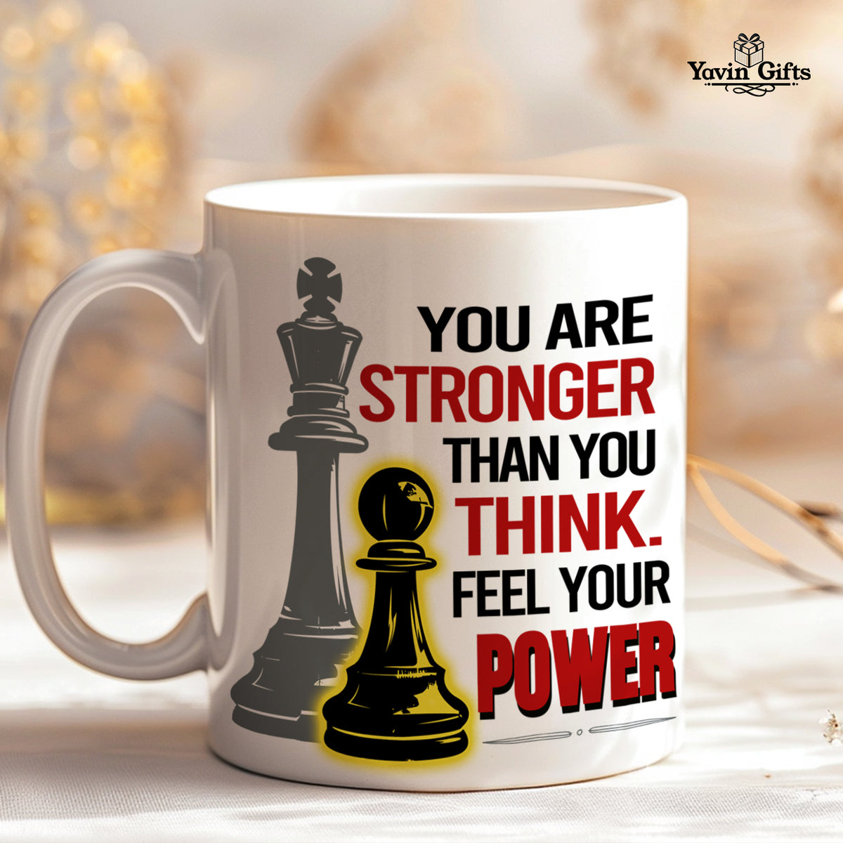 You are stronger- Sip Think Win