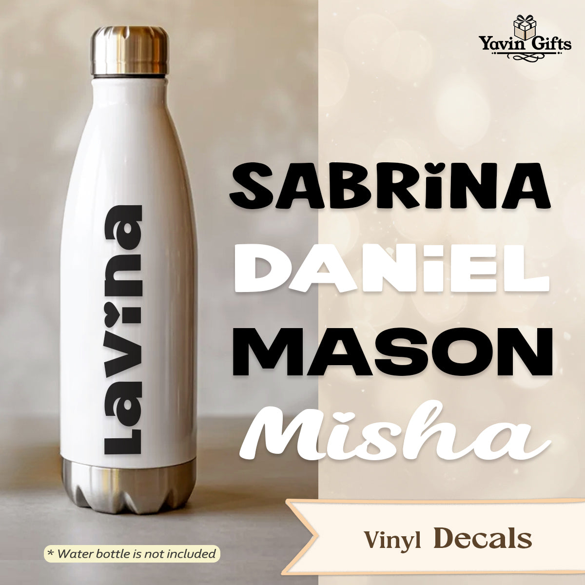 Personalized Name Vinyl Decals