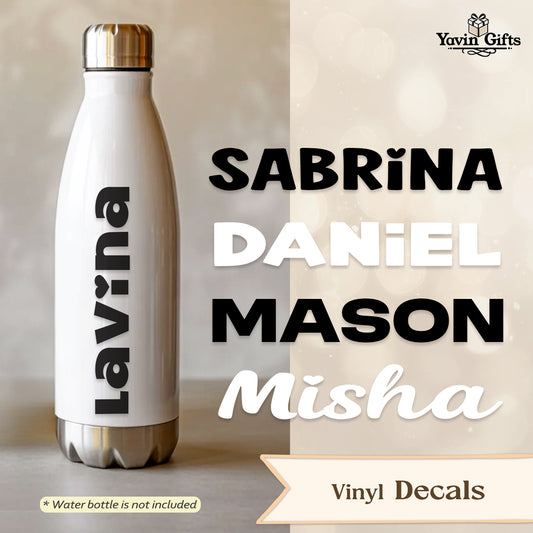 Personalized Name Vinyl Decals