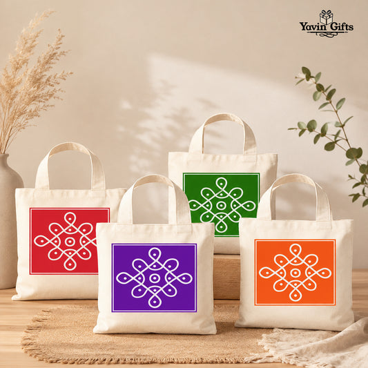 Kolam Mini Totes – Pooja Return Gift