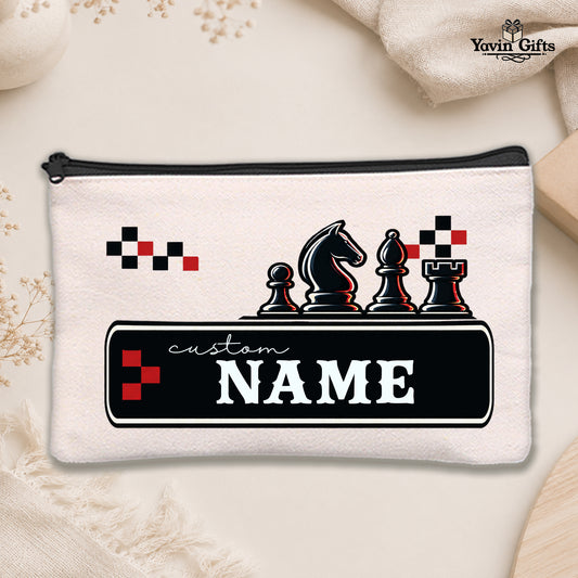Personalized name Chess Pouch